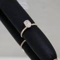 Oval Pavé Engagement Ring