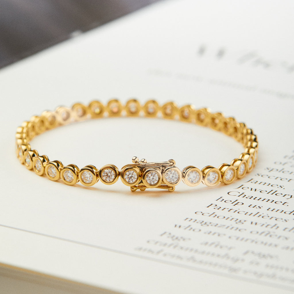 Luxe Bezel Diamond Bracelet