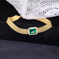 Exquisite Vintage Emerald Diamond Bracelet