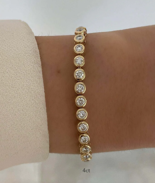 Luxe Bezel Diamond Bracelet